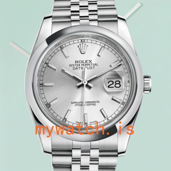 Rolex Datejust 36mm 116200SSJ Mens Bracelet Silver Dial: A Timeless Masterpiece