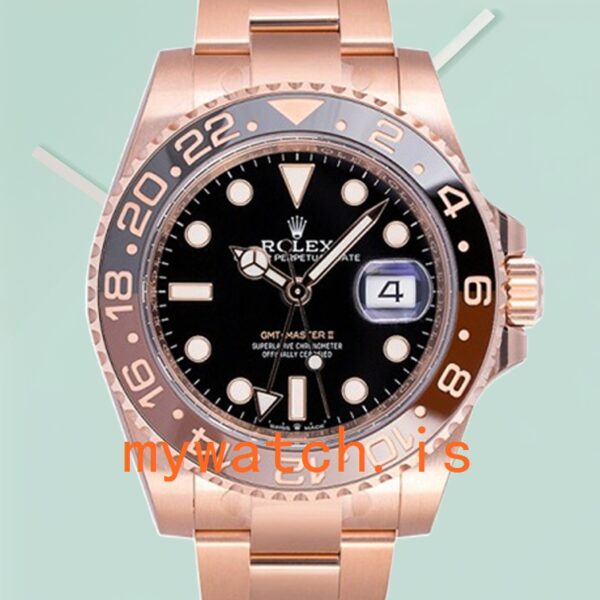 Rolex GMT-Master Mens 40mm m126715chnr-0001 Rose Gold-tone: A Timeless Masterpiece