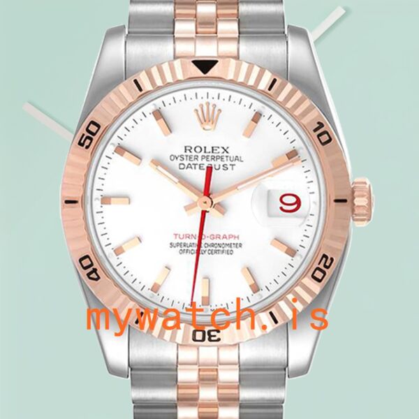 Rolex Datejust Turn-o-graph Mens 36mm 116261 Silver-tone: A Timeless Masterpiece