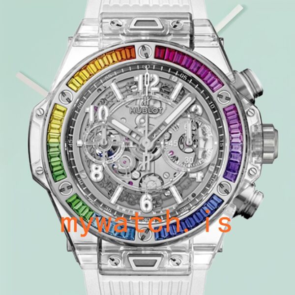 Hublot Big Bang 411.JX.4802.RT.4099 45mm Mens Rubber Band Transparent: A Masterpiece of Horology