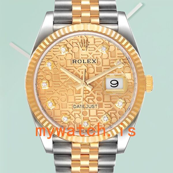 Rolex Datejust Mens 36mm m126233-0033 Silver-tone Stainless Steel: Genuine vs. Replica