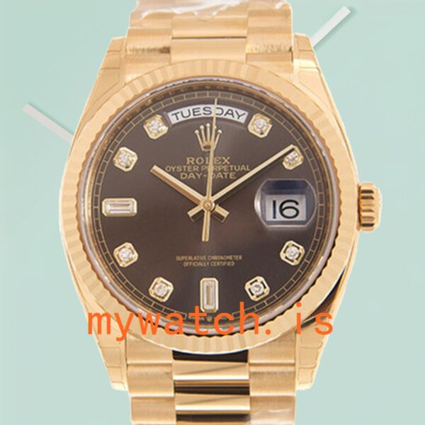 Rolex Day-Date 36mm M128238-0022 Unisex Gold-Tone: Luxury and Affordability