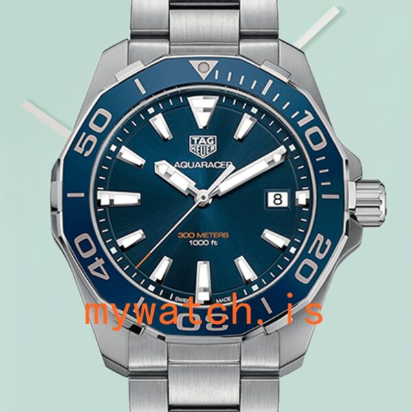 Tag Heuer Aquaracer Men WAY111C.BA0928 43mm Silver-tone: Genuine vs. Replica