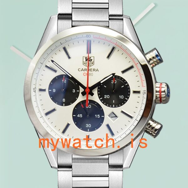 Tag Heuer Carrera Men 43mm CarreraWSB-013 Silver-tone: Genuine vs. Replica