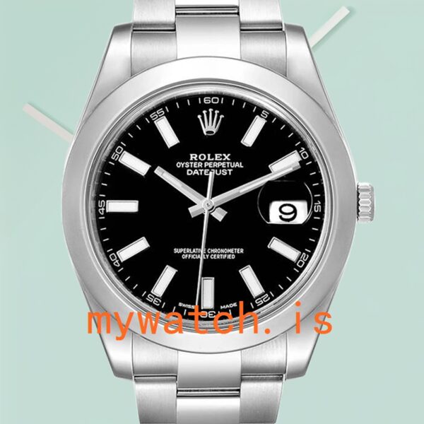 Rolex Datejust Men’s 41mm 116300BKSO Stainless Steel Black Dial: A Timeless Masterpiece