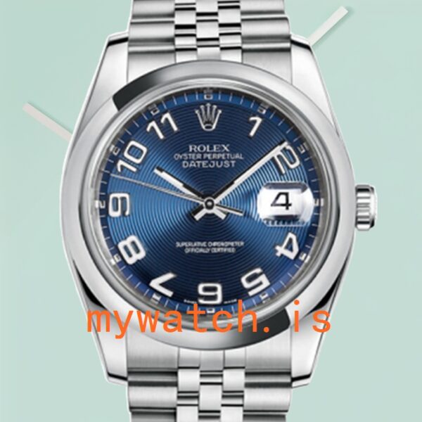 Rolex Datejust 116200BLCAJ 36mm Mens Automatic Silver-tone: A Timeless Classic