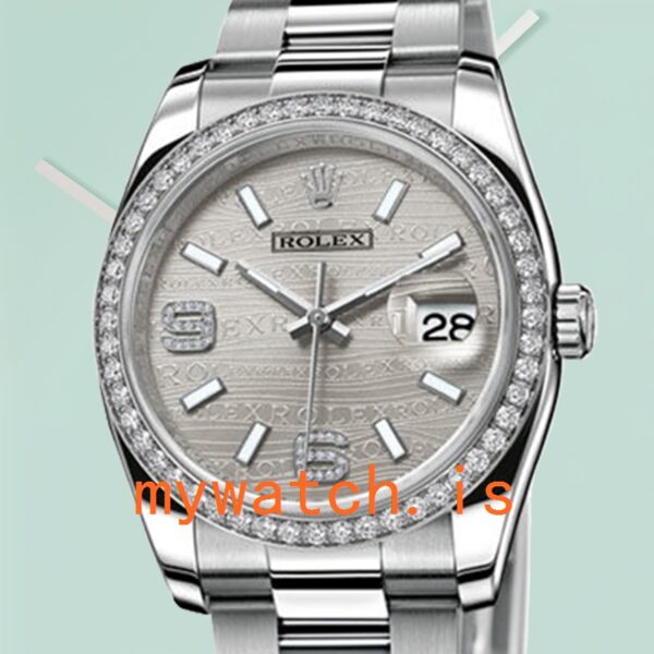 Rolex Datejust 116244-72600 36mm Mens Automatic Silver-tone: Genuine vs. Replica